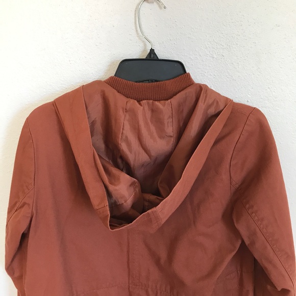 Forever 21 Brown Jacket/Coat with Hoodie - Picture 6 of 8